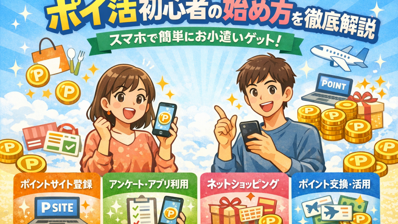 ポイ活初心者の始め方