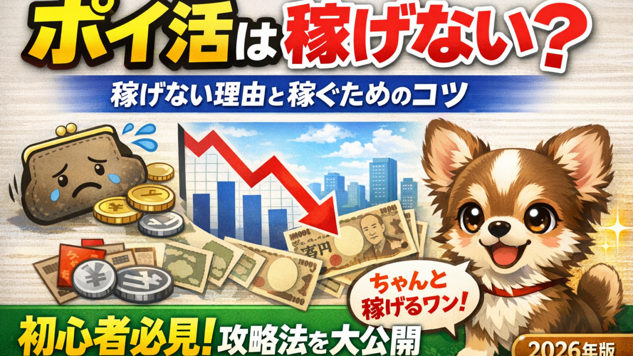 ポイ活は稼げない？