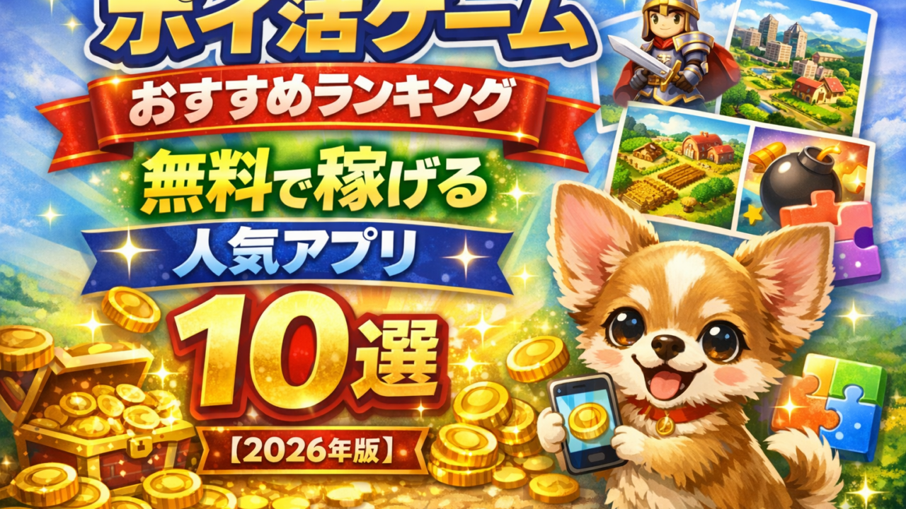 ポイ活ゲームおすすめランキング