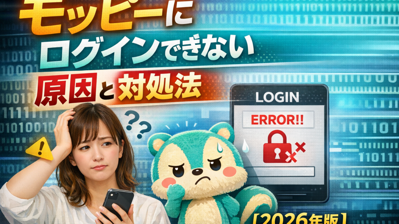 モッピーにログインできない