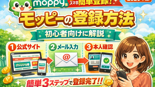 モッピーの登録方法