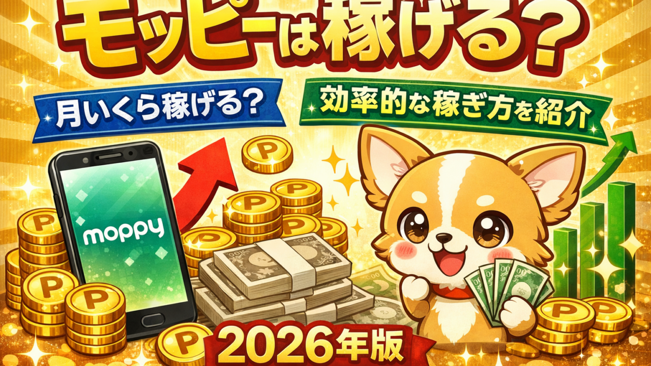 モッピーは稼げる？
