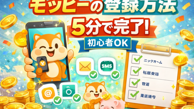 モッピー登録方法