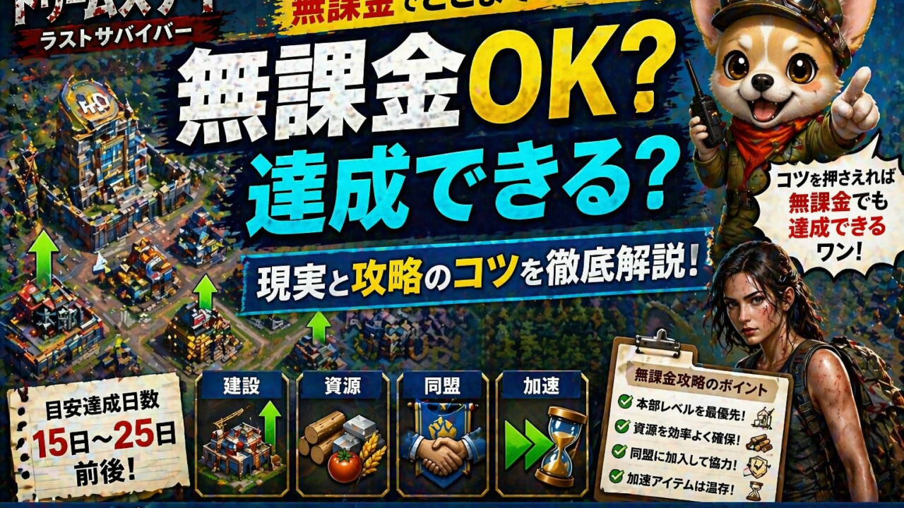 無課金攻略のヒント